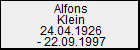 Alfons Klein