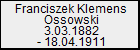 Franciszek Klemens Ossowski