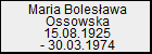 Maria Bolesawa Ossowska