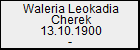 Waleria Leokadia Cherek