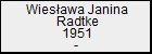 Wiesawa Janina Radtke