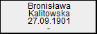 Bronisława Kalitowska