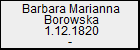 Barbara Marianna Borowska