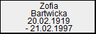 Zofia Bartwicka