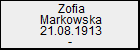 Zofia Markowska
