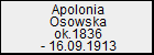 Apolonia Osowska