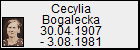 Cecylia Bogalecka