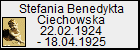 Stefania Benedykta Ciechowska