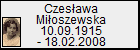 Czesława Miłoszewska