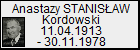 Anastazy STANISŁAW Kordowski
