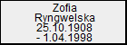 Zofia Ryngwelska