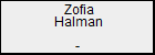 Zofia Halman